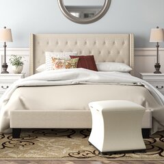 Porcaro tufted upholstered on sale platform bed